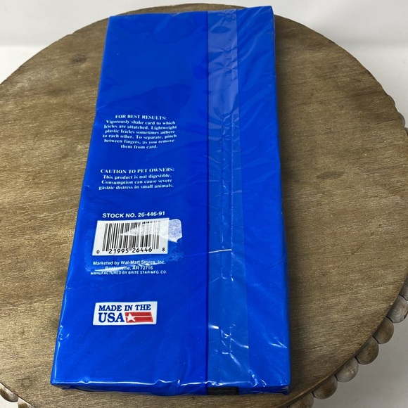 NWT Vintage Holiday Time 2000 Strands Christmas Tree Silver ICICLES made in USA - Picture 2 of 5